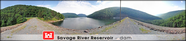 Savage River Reservoir dam